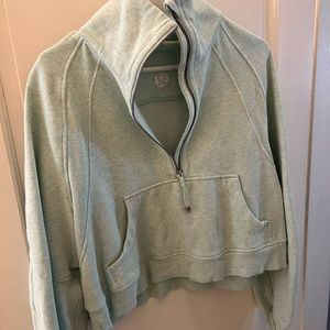 Lululemon Oversized Funnel Neck Half Zip Scuba
